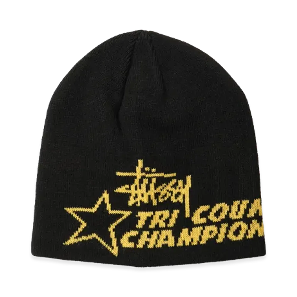 Stussy Skullcap Tri County "Black"