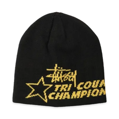 Stussy Skullcap Tri County "Black"