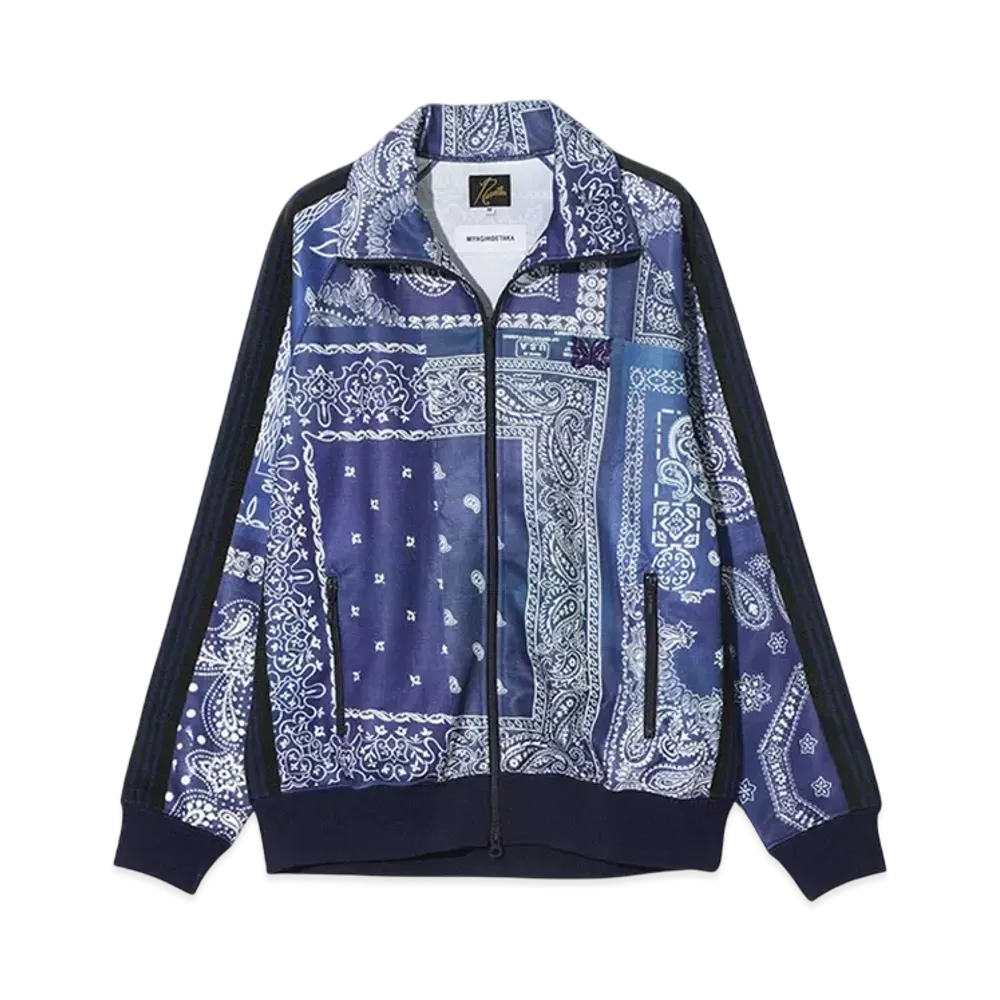 NEEDLES x MIYAGIHIDETAKA Track Jacket - Bandana Print "Blue"