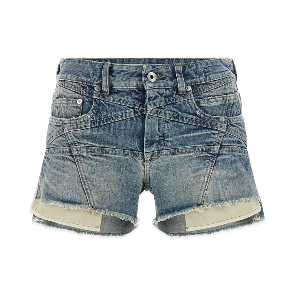 Rick Owens DRKSHDW Women's Lana Cut Offs Shorts "Blue"