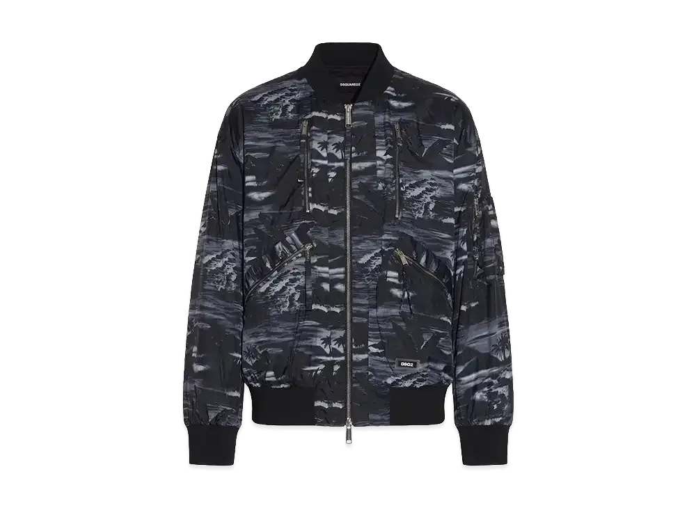 DSQUARED2 Hawaii Oversize Bomber "Black"