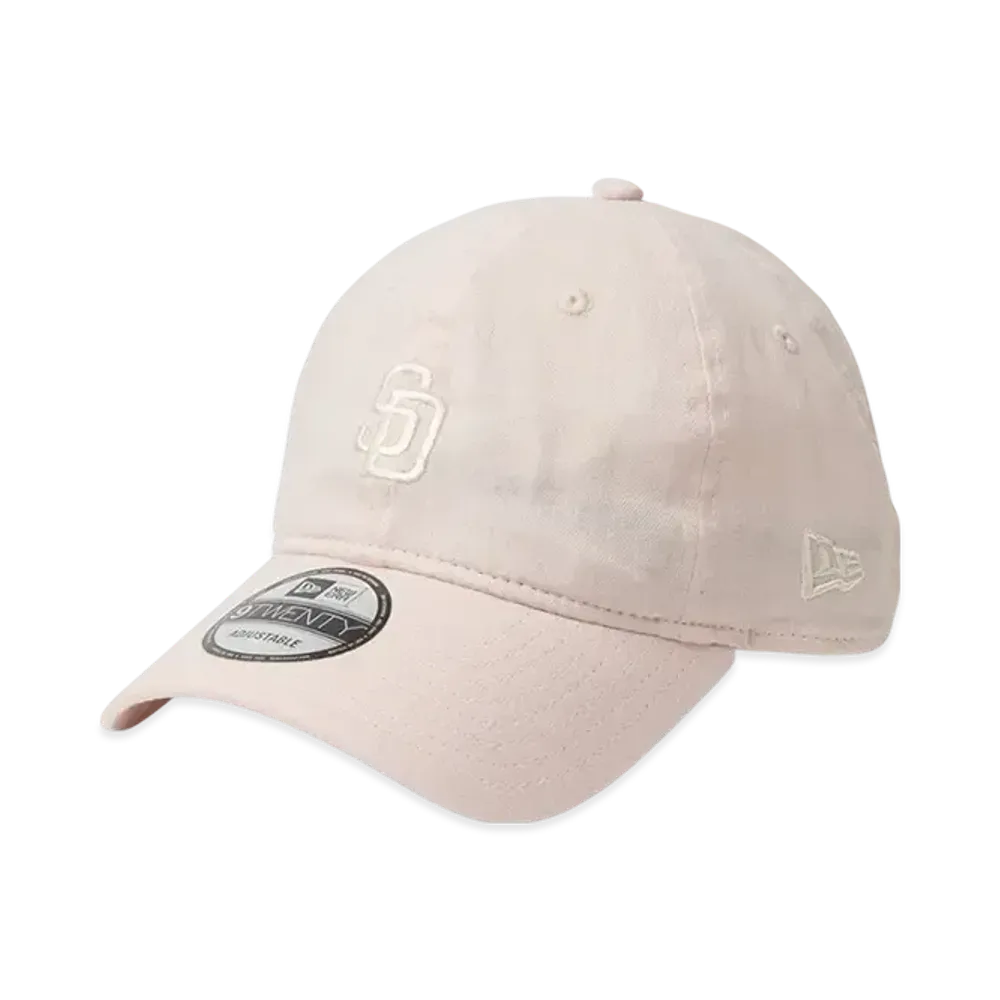 NEW ERA 9Twenty Cotton Flax San Diego Padres "Smoke Pink"