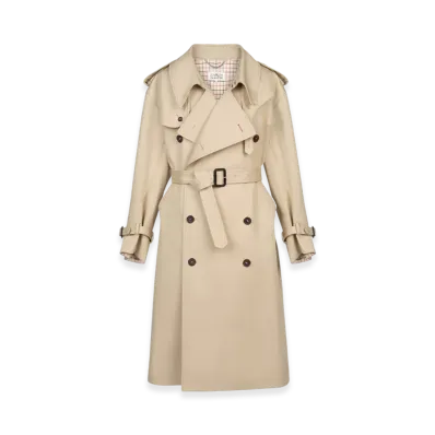 Maison Margiela Women's Oversized Cotton Trench Coat "Beige"