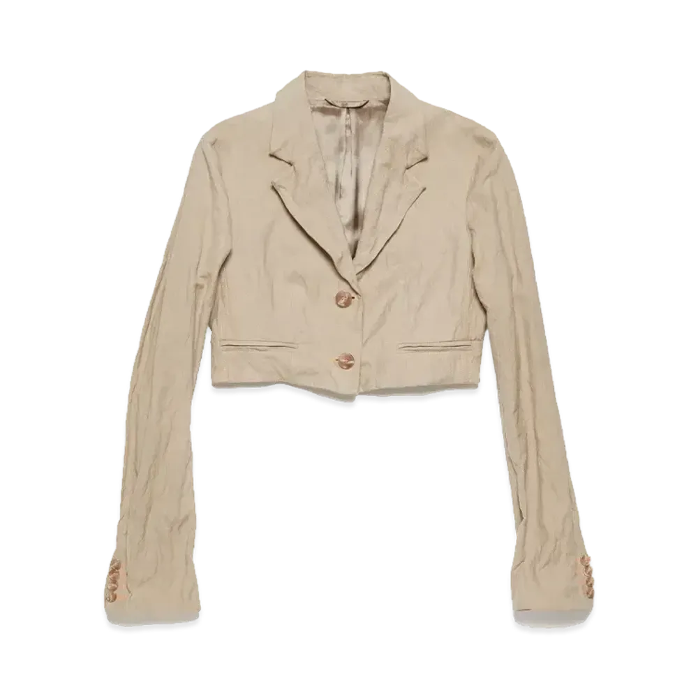 Acne Studios Regular Fit Suit Jacket "Cold Beige"