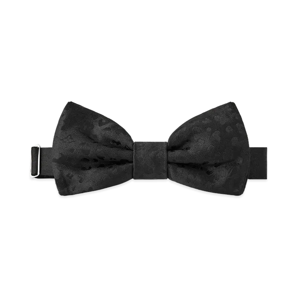 Louis Vuitton Bow Tie Satin Cheetah "Black"