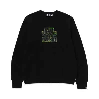 A BATHING APE x Black Eye Patch Crewneck Sweat "Black"