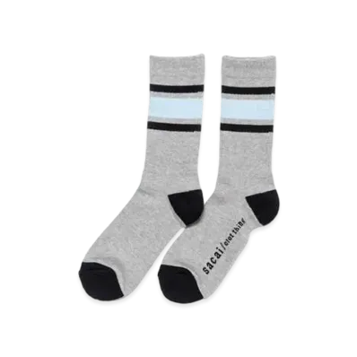 sacai x CLOT Socks "Grey"