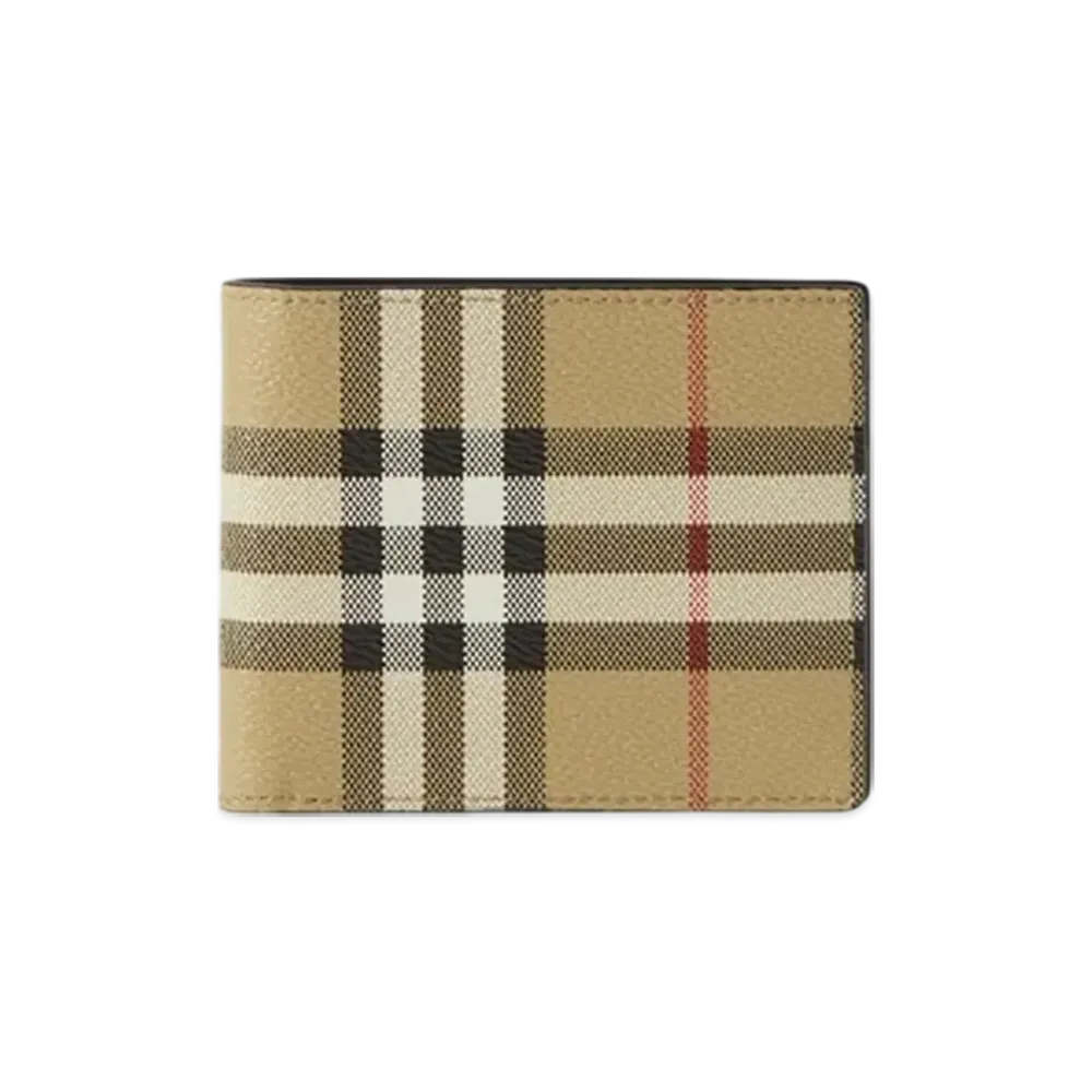 Burberry Check Slim Bifold Wallet "Archive Beige"