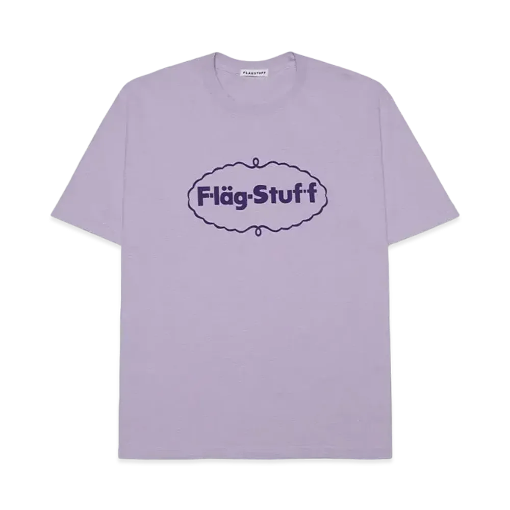 F-LAGSTUF-F ice logo tee "PURPLE"