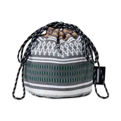 NEIGHBORHOOD Mexican Blanket Drawstring Bag "Gray"