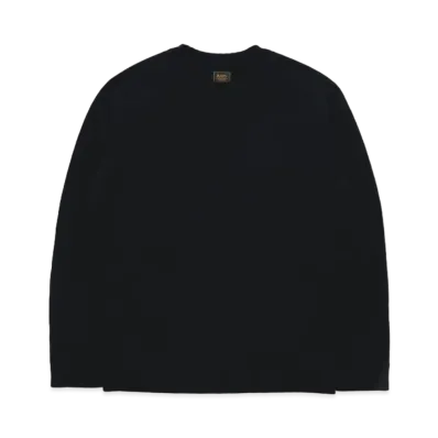 RATS Cashmere Crew Neck Knit "Black"