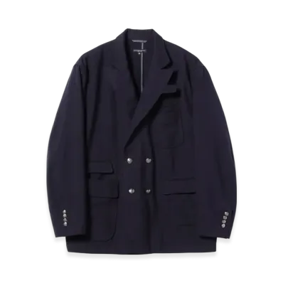 ENGINEERED GARMENTS x BEAMS Exclusive Mid Field Double Brested Blaz... "Navy"
