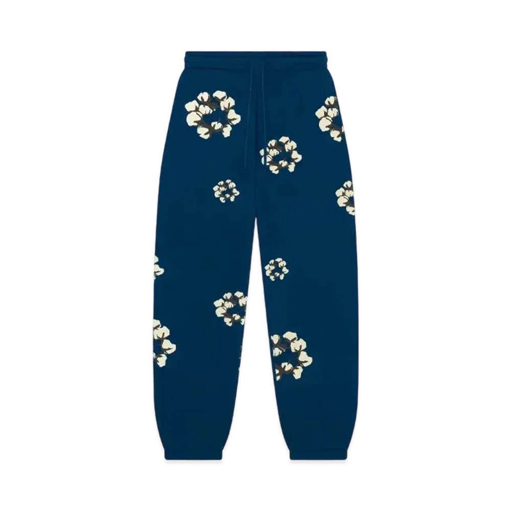 DENIM TEARS x CACTUS PLANT FLEA MARKET Wreath Sweatpants "Navy"