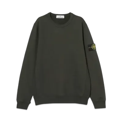 Stone Island 62420 Brushed Organic Cotton Fleece "Lead Grey" 811562420