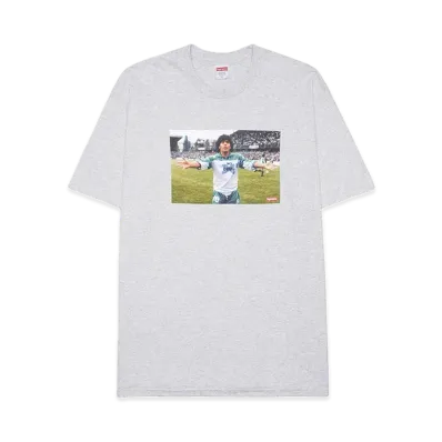 Supreme Maradona Tee "Grey"