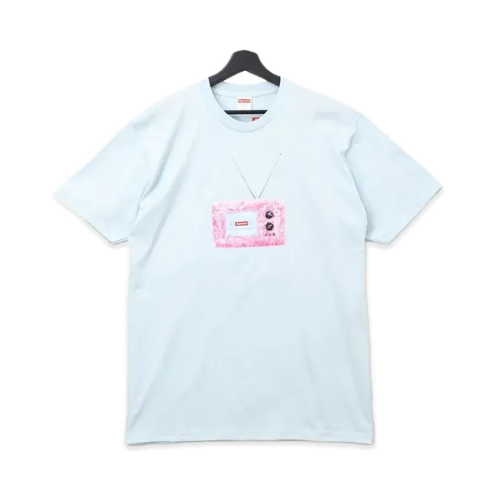 シュプリーム TV Tシャツ "ライト パープル"