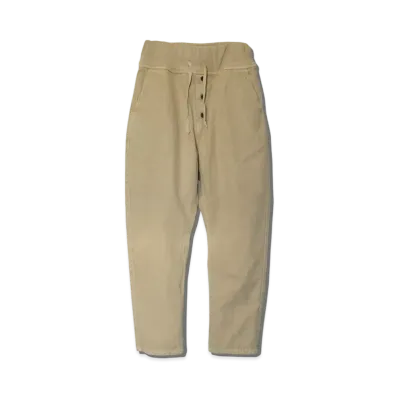 KAPITAL THIN CANVAS SARUEL SPORTS CARGO PANTS "Beige"