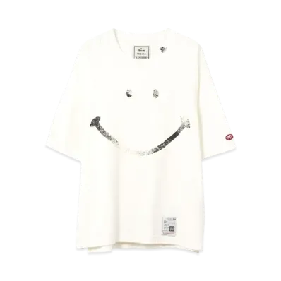 Maison MIHARA YASUHIRO Smily Face Printed T-Shirt "White"