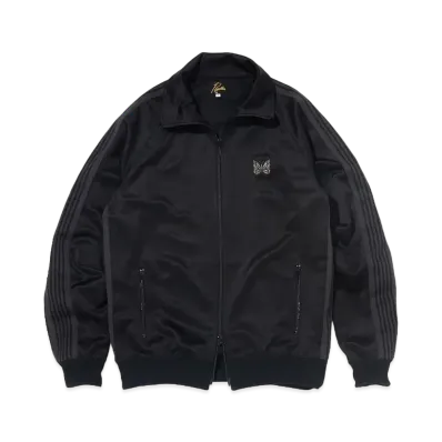 Needles FREAK'S STORE Track Jacket PolySmooth "Black/Gray"