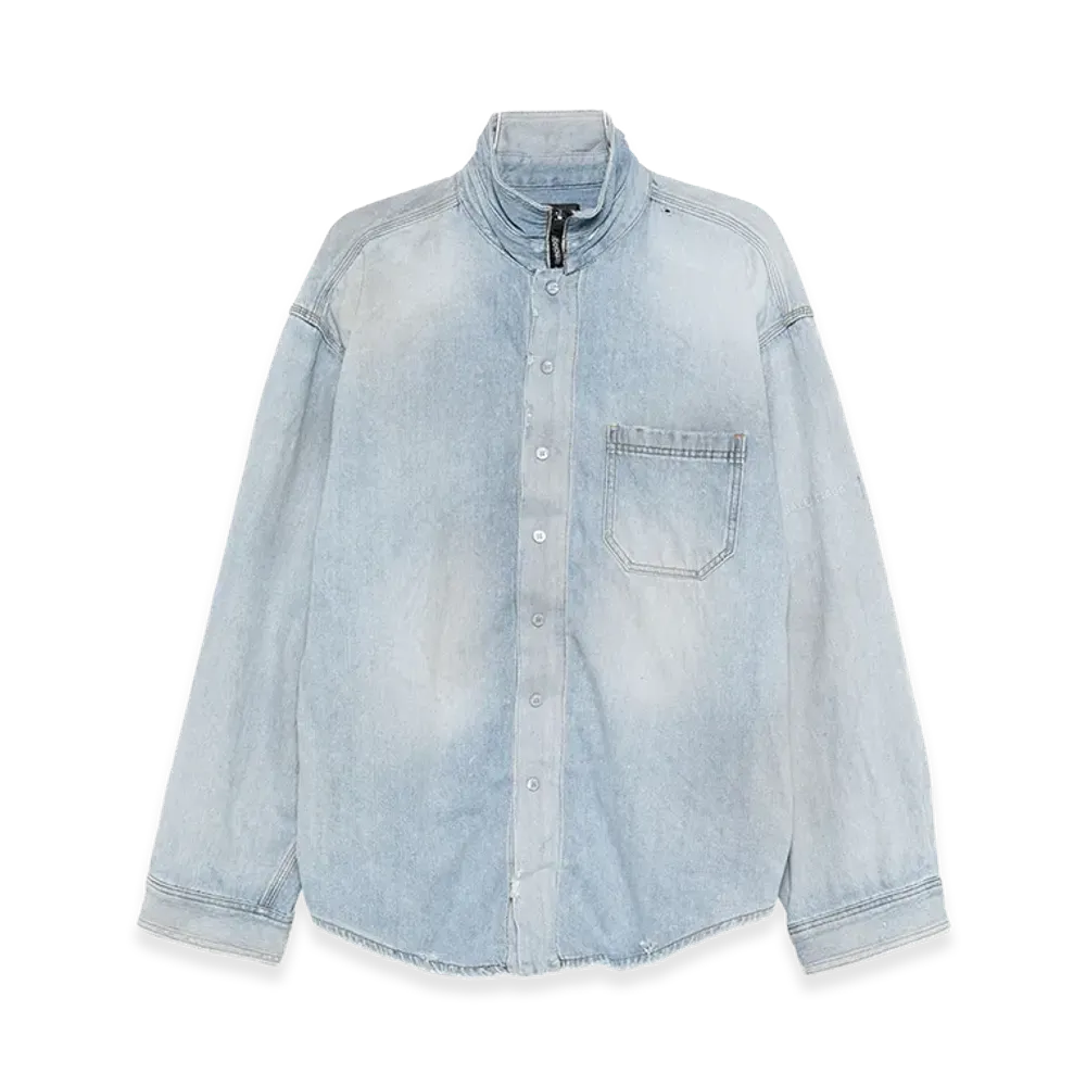 BALENCIAGA Denim Oversize Shirt "Blue"