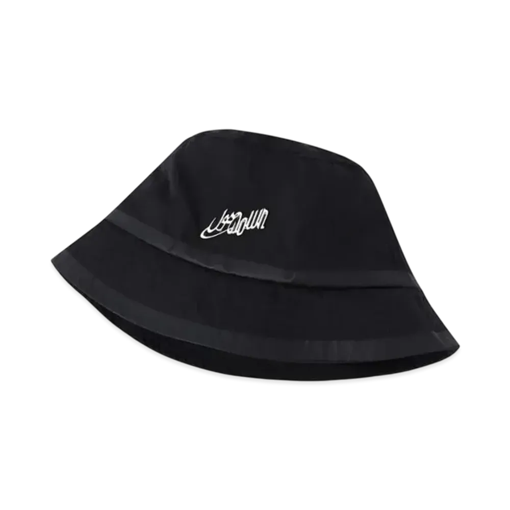 Unknown London Heat Seal Tape Packed Bucket Hat "Black"