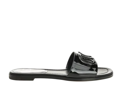 Valentino Garavani Women's Vlogo Signature Slide Sandal "Black"