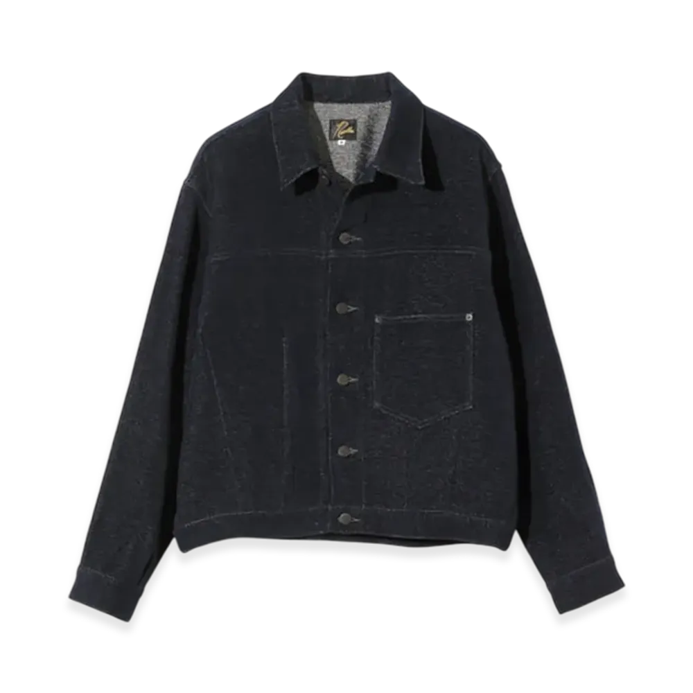 NEEDLES Darts Bottom Jean Jacket - Washi Chenille "Indigo"