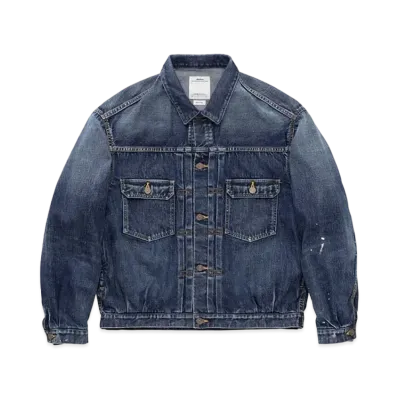 visvim Ss 101XX Jacket Dmgd-1010 "Blue"