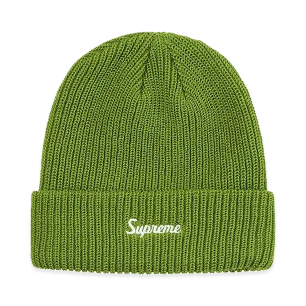 Supreme Loose Gauge Beanie "Light Olive" (19FW)