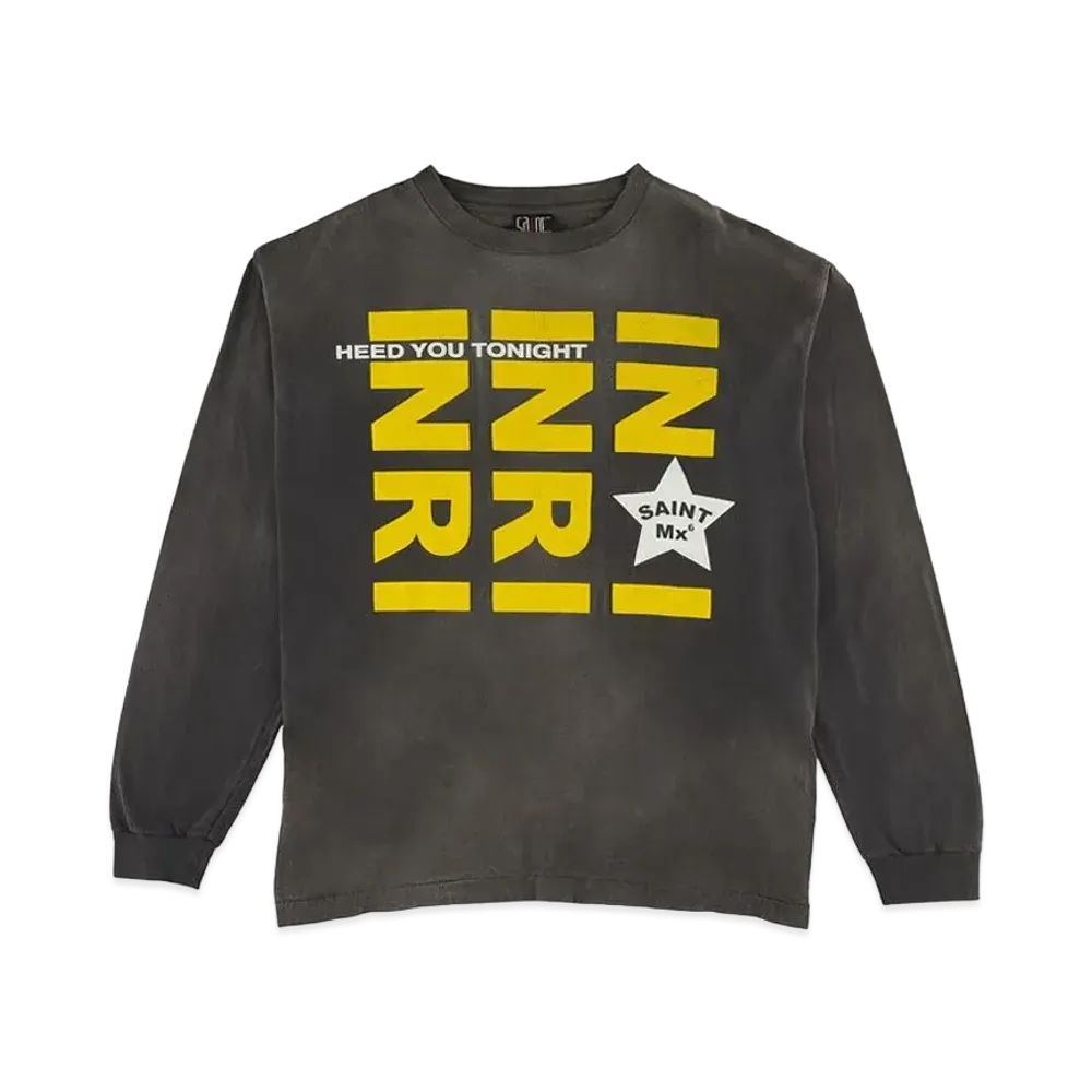 SAINT Mxxxxxx 22SS LS TEE INRI "Black"