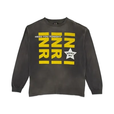 SAINT Mxxxxxx 22SS LS TEE INRI "Black"