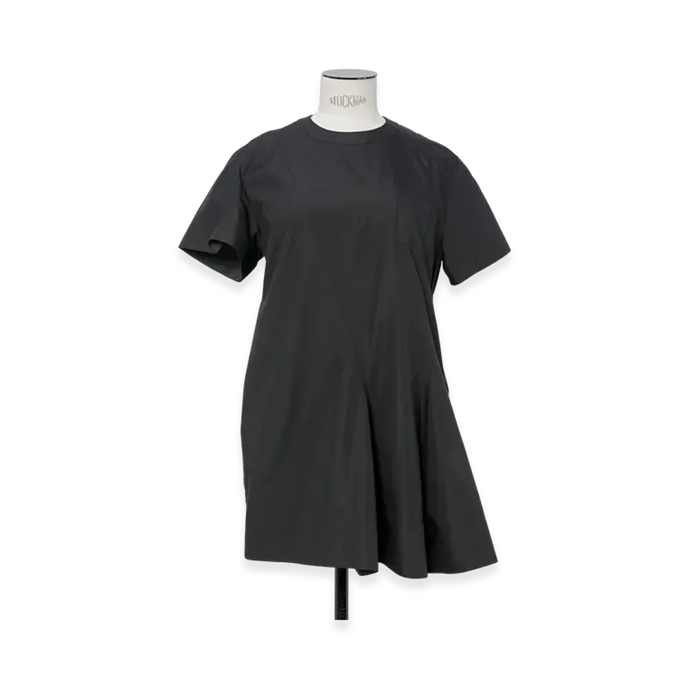 sacai Poplin Dress "Black"