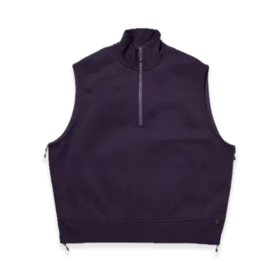 DAIWA PIER39 Tech Sweat Zip Vest Pullover "Purple"