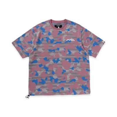 A BATHING APE x KAZUKI KURAISHI Digital 1ST Camo Dot SS Tee "Multi"