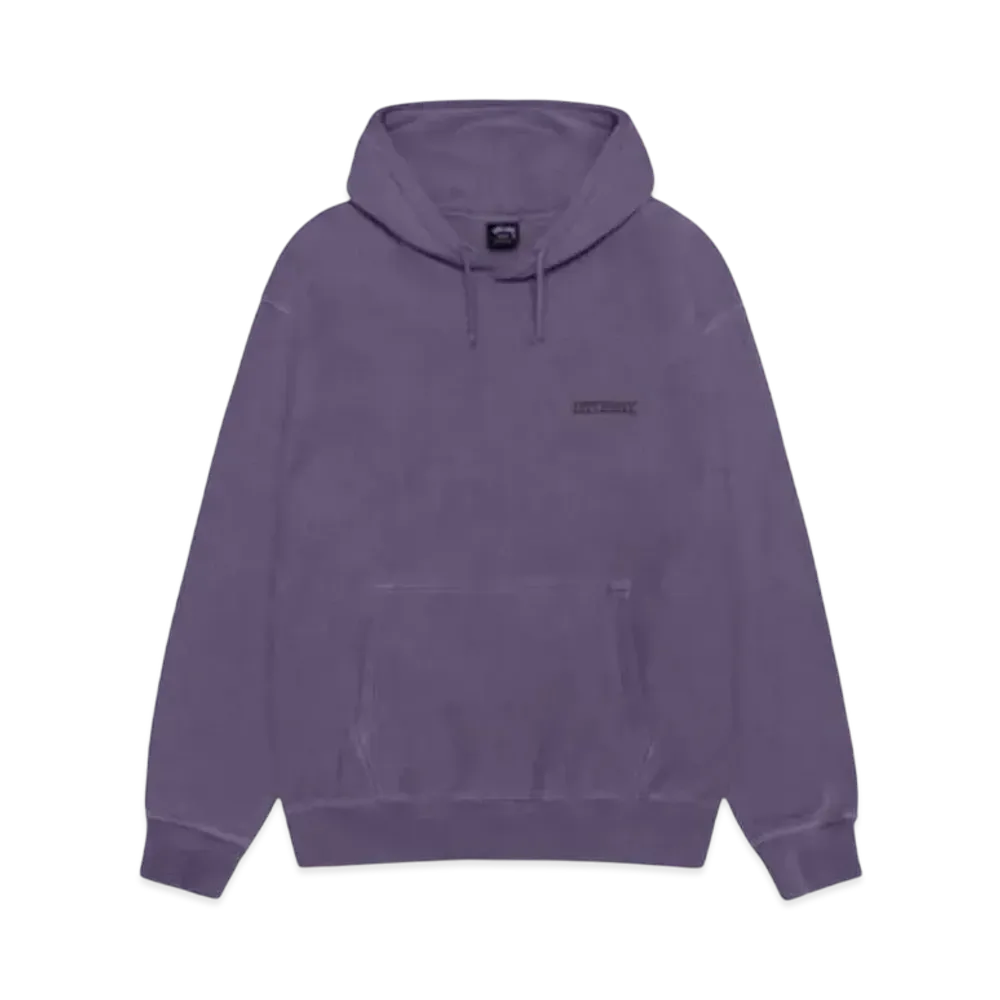 Stussy Jumbo Hoodie Pigment Dyed "Grape"