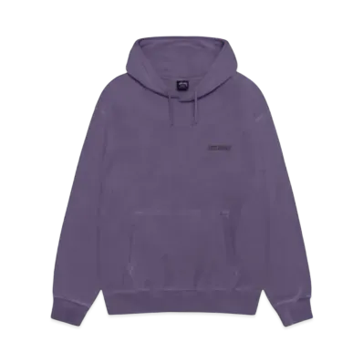 Stussy Jumbo Hoodie Pigment Dyed "Grape"