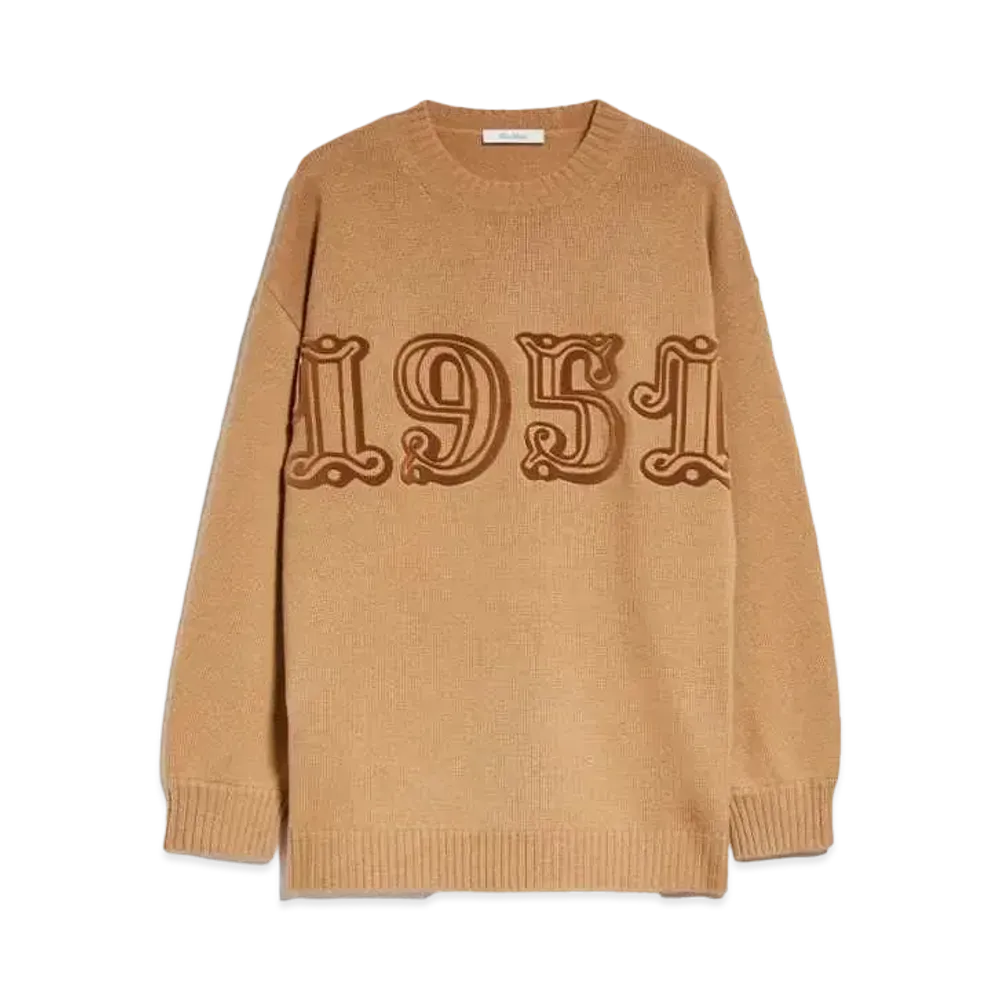 Max Mara Fido Wool Cashmere Oversized Knit "Camel"