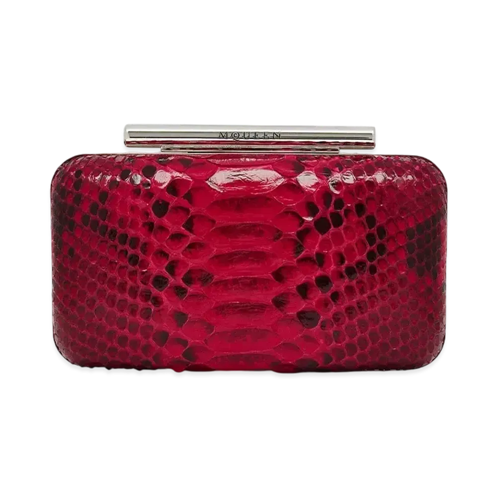 Alexander McQUEEN T-Bar Box Clutch "Fuchsia"