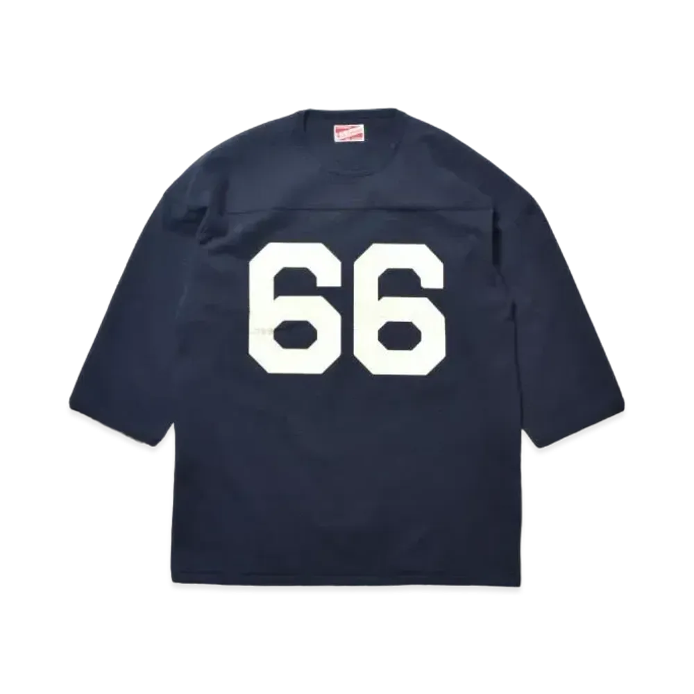 THE REAL McCOY'S Football Tee / 66 "Navy"