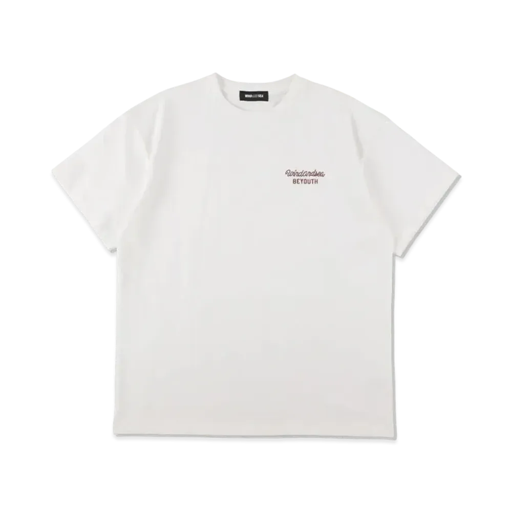WIND AND SEA S_E_A (FLOWER PATTERN) S/S TEE "White"