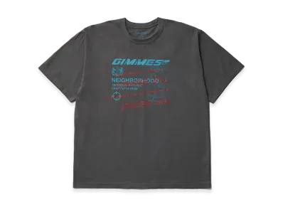 NEIGHBORHOOD x Gimme Five . Tee SS-4 "Charcoal"