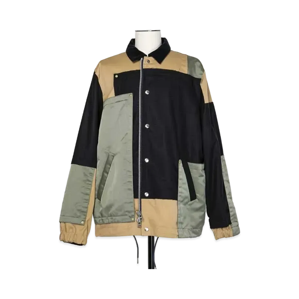 sacai Fabric Combo Blouson "Multi"