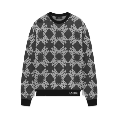 AMIRI MA Quad Crewneck "Dark Grey"