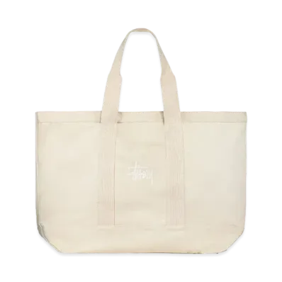 Stussy Canvas Extra Large Tote Bag "Natural" (FA24)