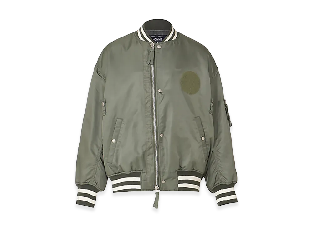 COMME des GARCONS HOMME Nylon Twill Blouson "Khaki"