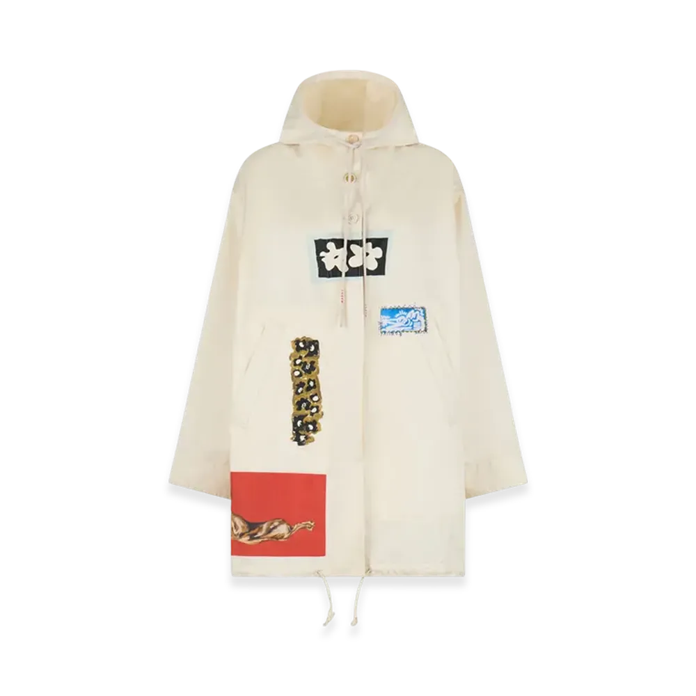 MARNI x Olaolu Slawn x Soldier Boyfriend Taffeta Parka "Ivory"