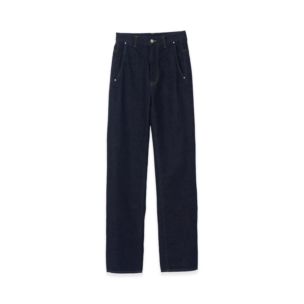 YOKE Denim Wide Straight Pants "Indigo"