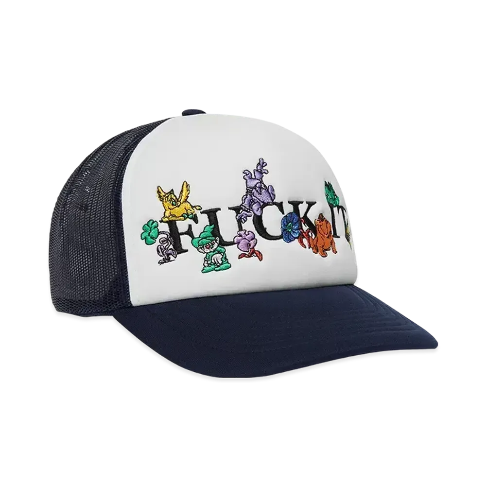 HUF Summer 25 Trip Trucker Hat "Defender Blue"