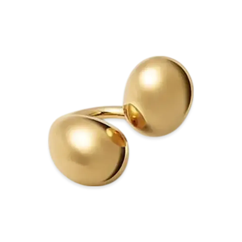 Bottega Veneta Drop Ring "Yellow Gold"