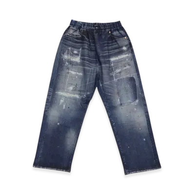 SAPEur Kid's Lot.5550XX Sweat Pants "Indigo"